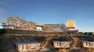 AIDA, the Dar Global and OMRAN cliffside masterplan at Yiti, Muscat, view 10.