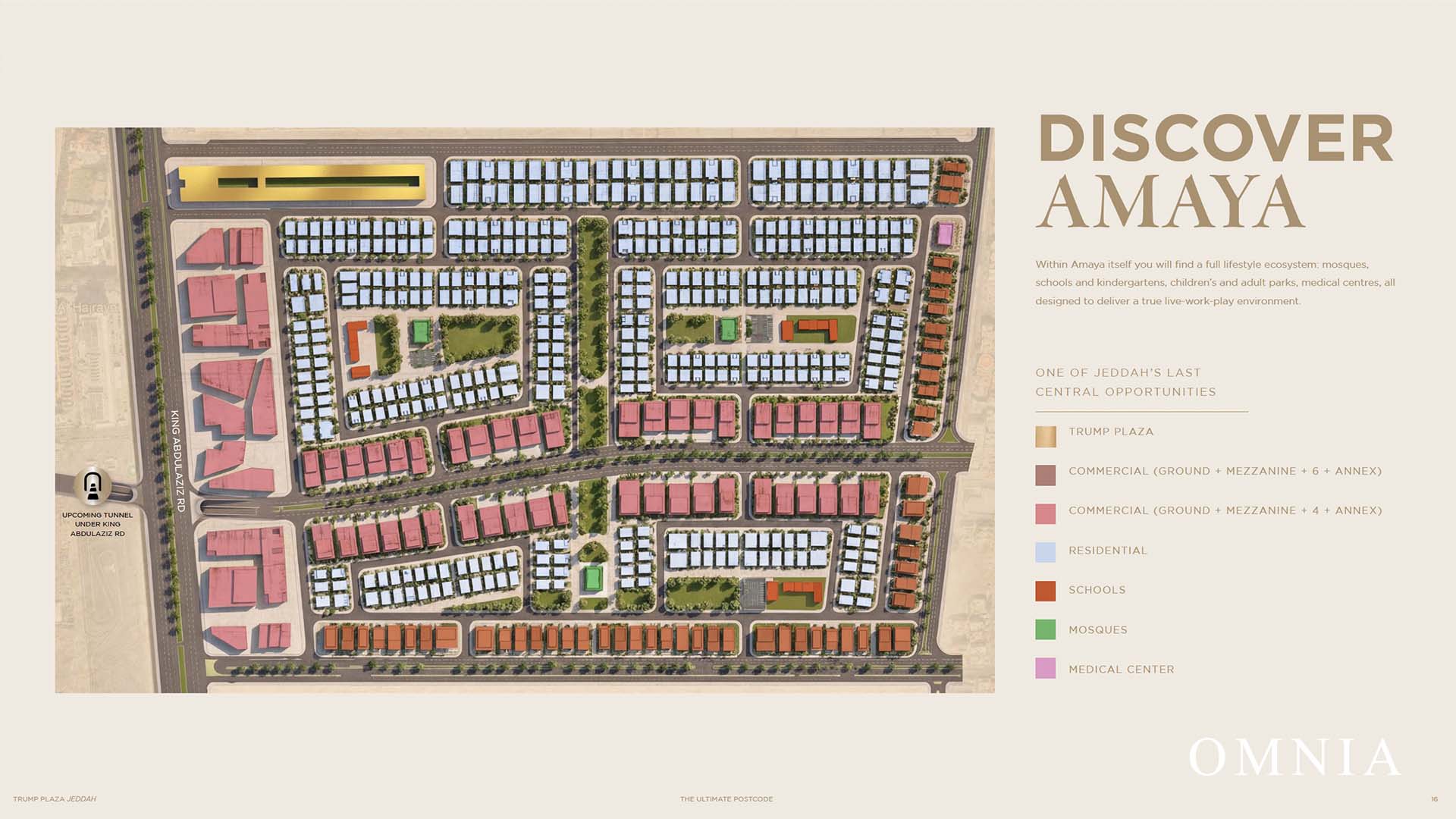 Amaya, the Dar Global district on King Abdulaziz Road in Jeddah, view 1.