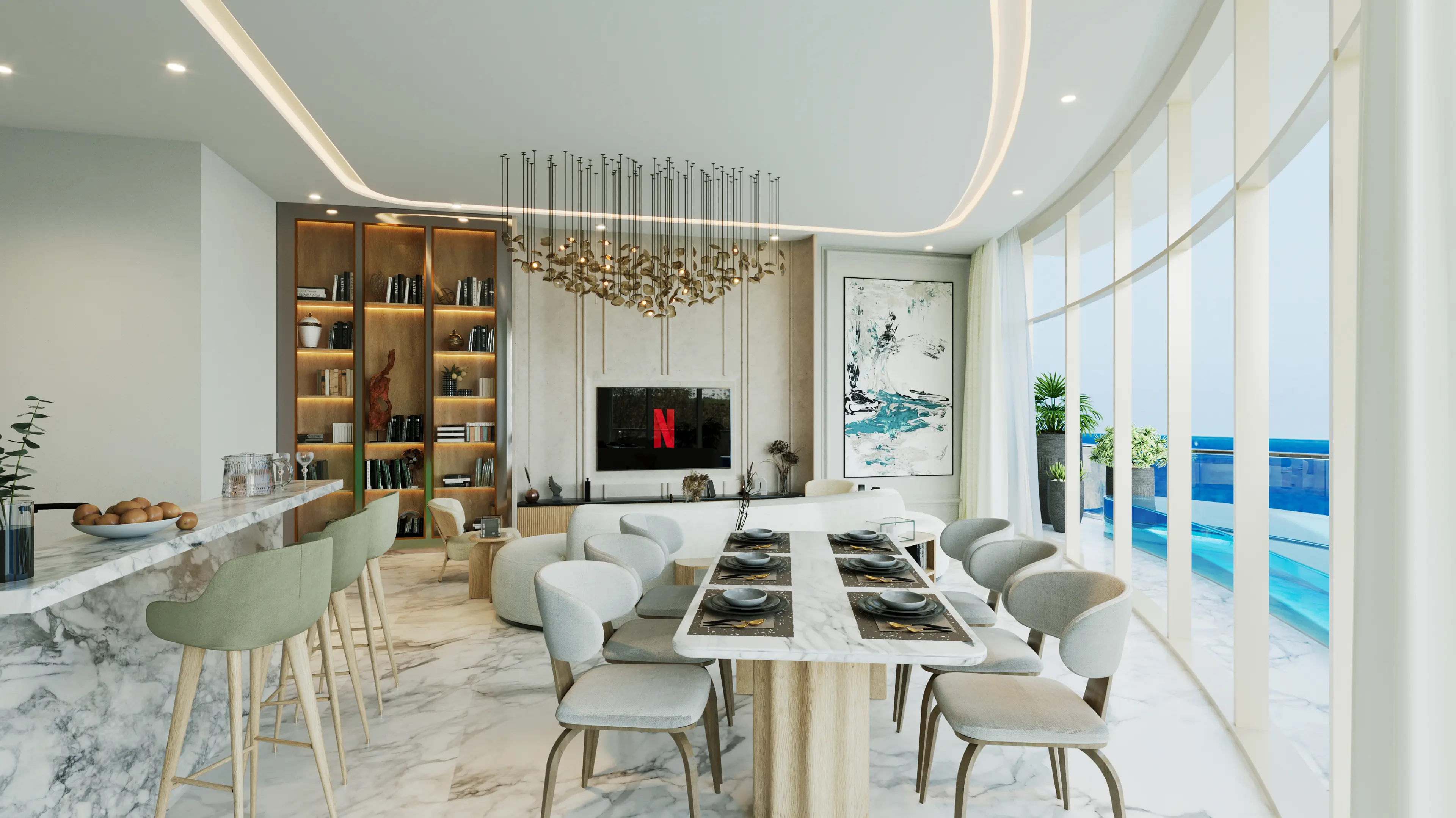 Aqua Arc by BNW Developments on Al Marjan Island, Ras Al Khaimah, view 2.