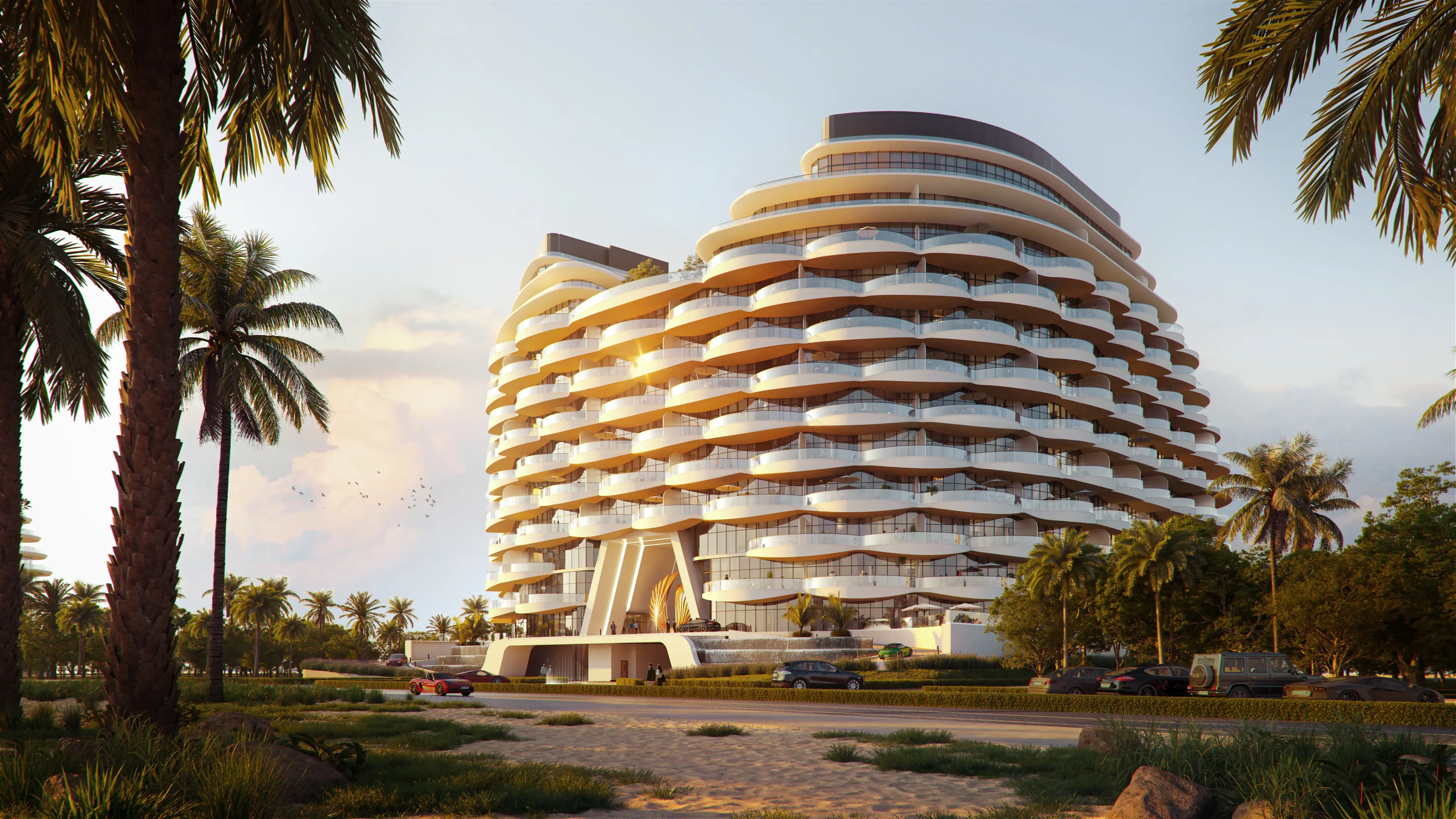 Aqua Arc by BNW Developments on Al Marjan Island, Ras Al Khaimah, view 4.