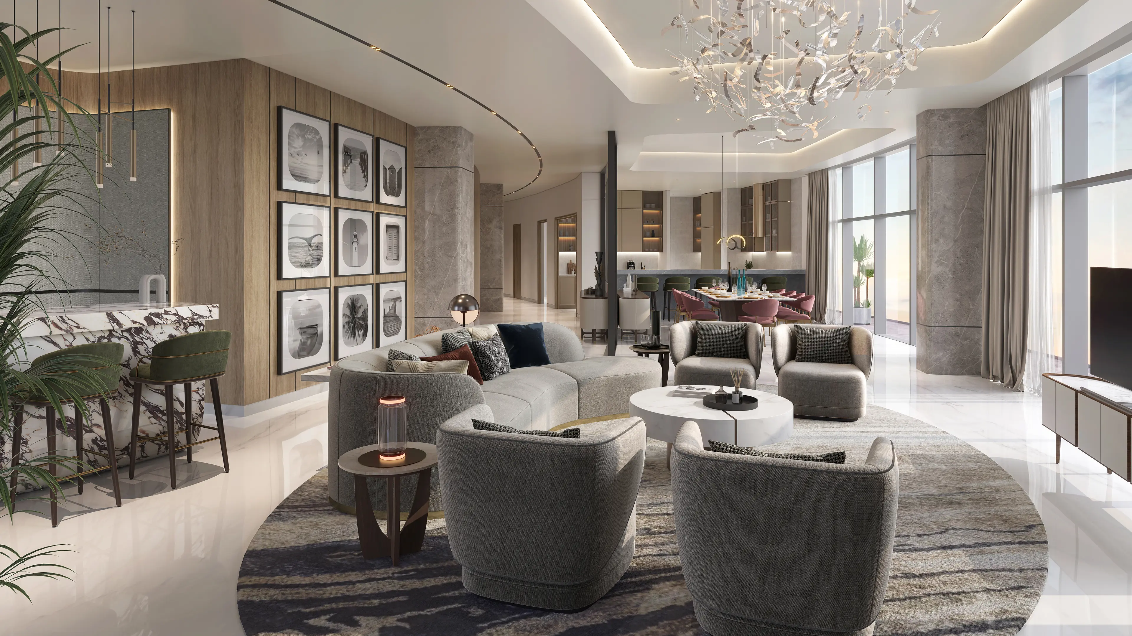 Aqua Arc by BNW Developments on Al Marjan Island, Ras Al Khaimah, view 5.