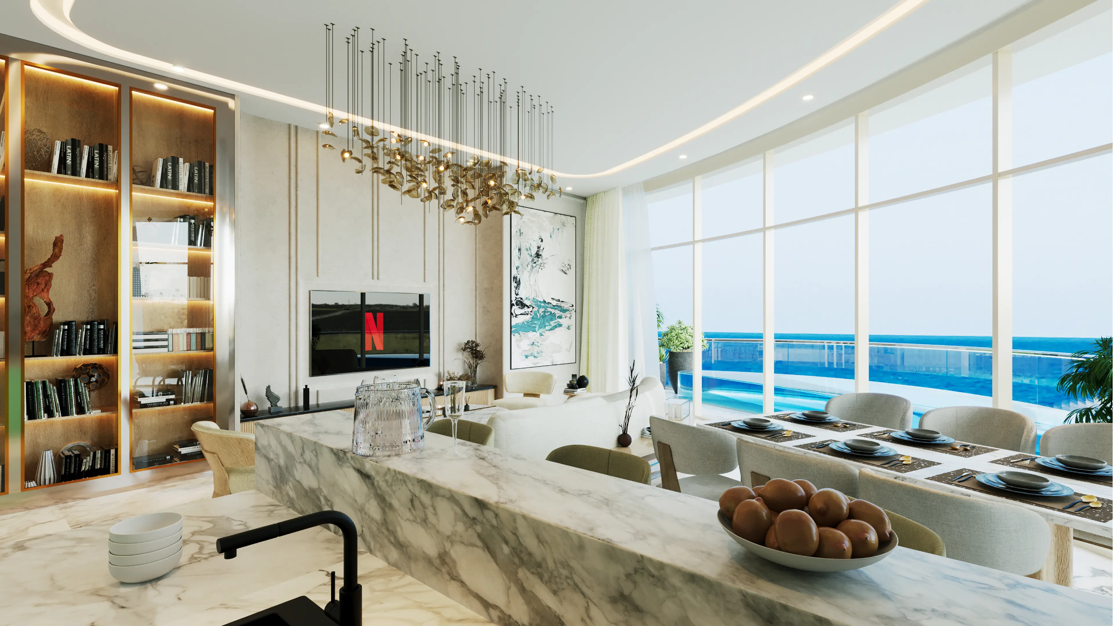 Aqua Arc by BNW Developments on Al Marjan Island, Ras Al Khaimah, view 6.