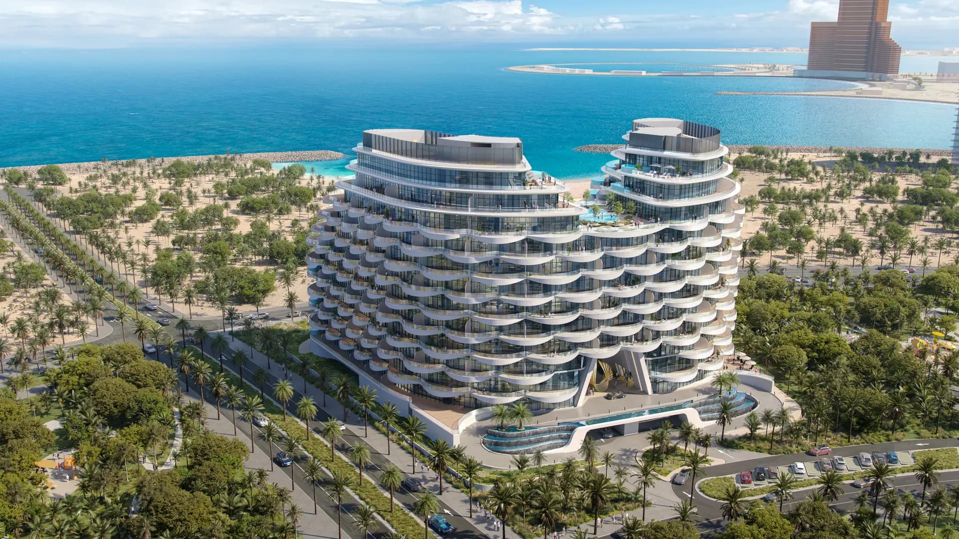 Aqua Arc by BNW Developments on Al Marjan Island, Ras Al Khaimah, view 11.
