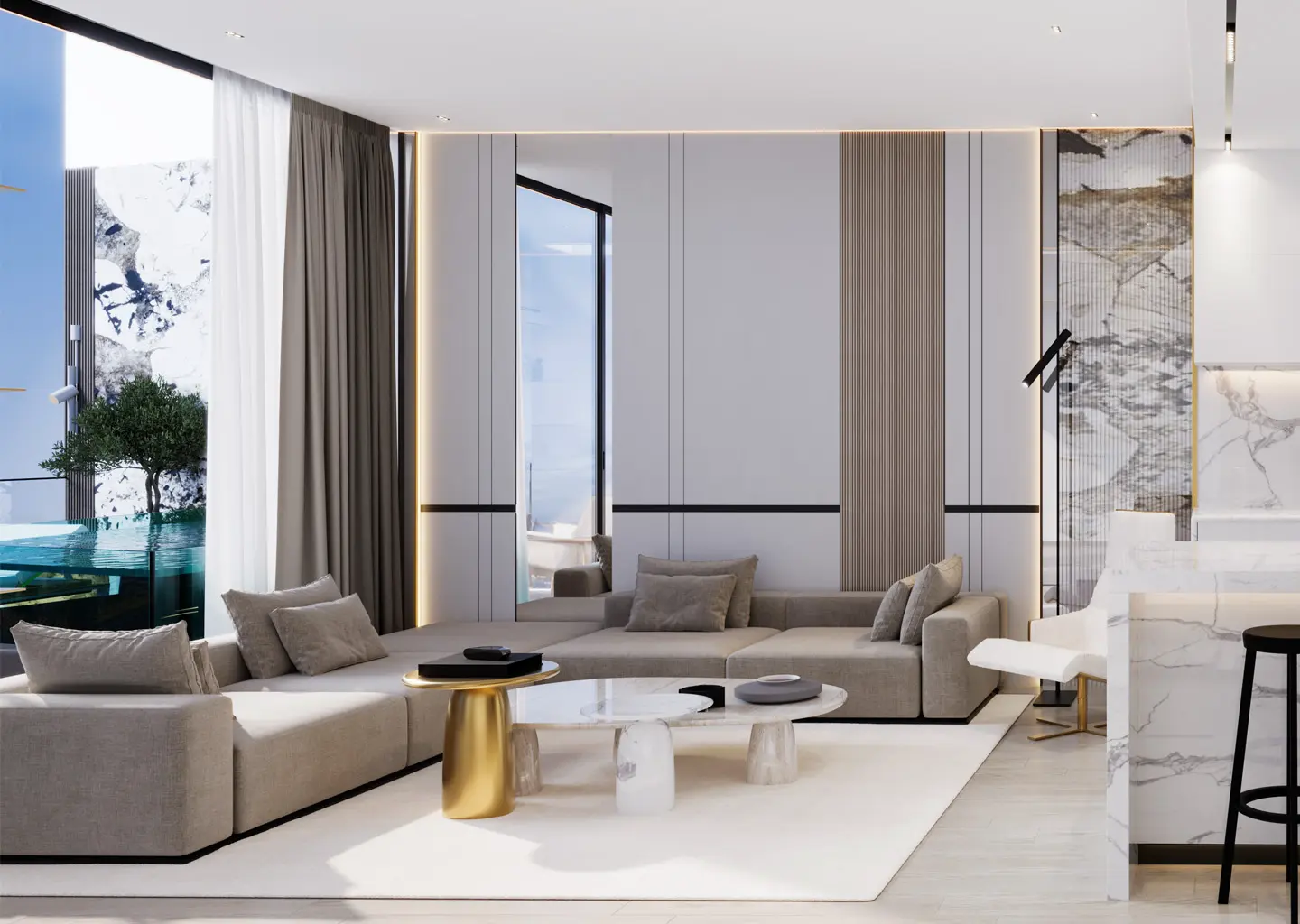 Binghatti Royale by Binghatti in Jumeirah Village Circle, Dubai, view 8.