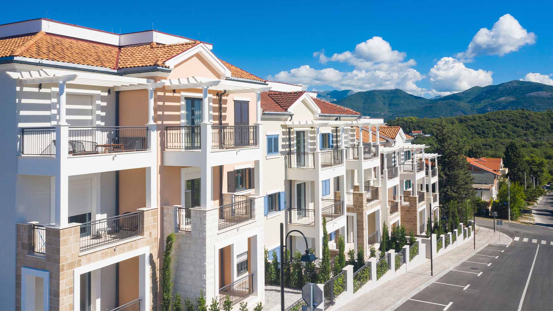 Centrale, the town-centre neighbourhood at Luštica Bay in Montenegro, view 8.