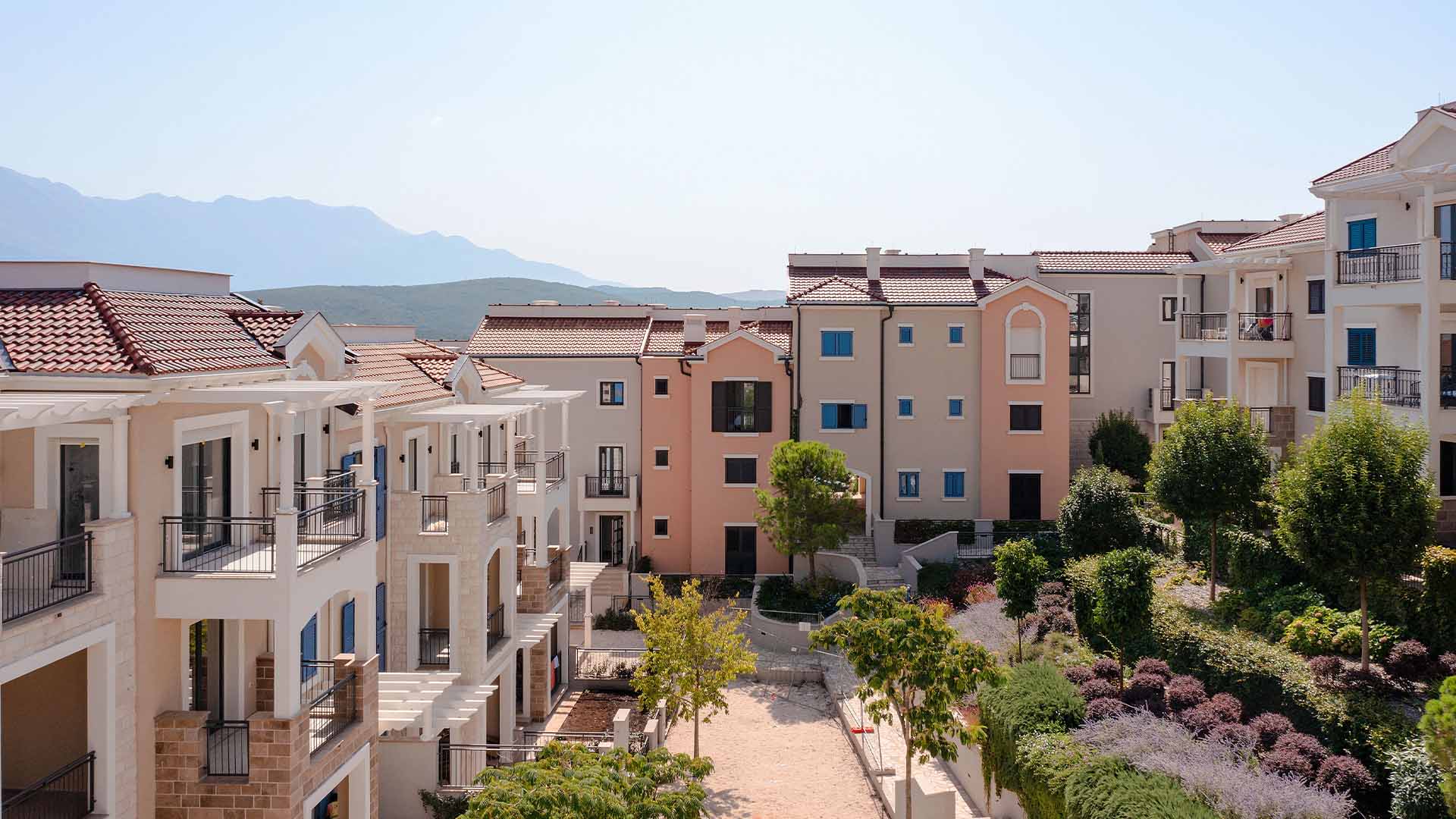 Centrale, the town-centre neighbourhood at Luštica Bay in Montenegro, view 9.