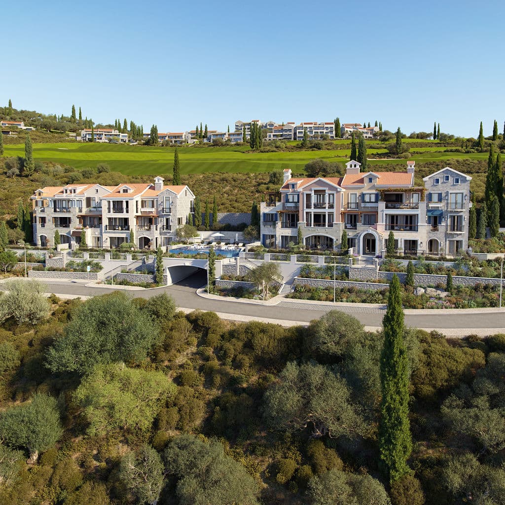 Horizon, the hillside neighbourhood at Luštica Bay in Montenegro, view 4.