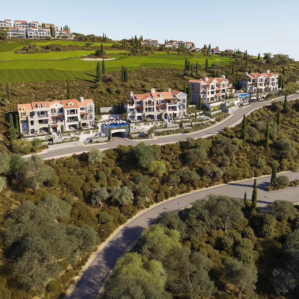 Horizon, the hillside neighbourhood at Luštica Bay in Montenegro, view 5.