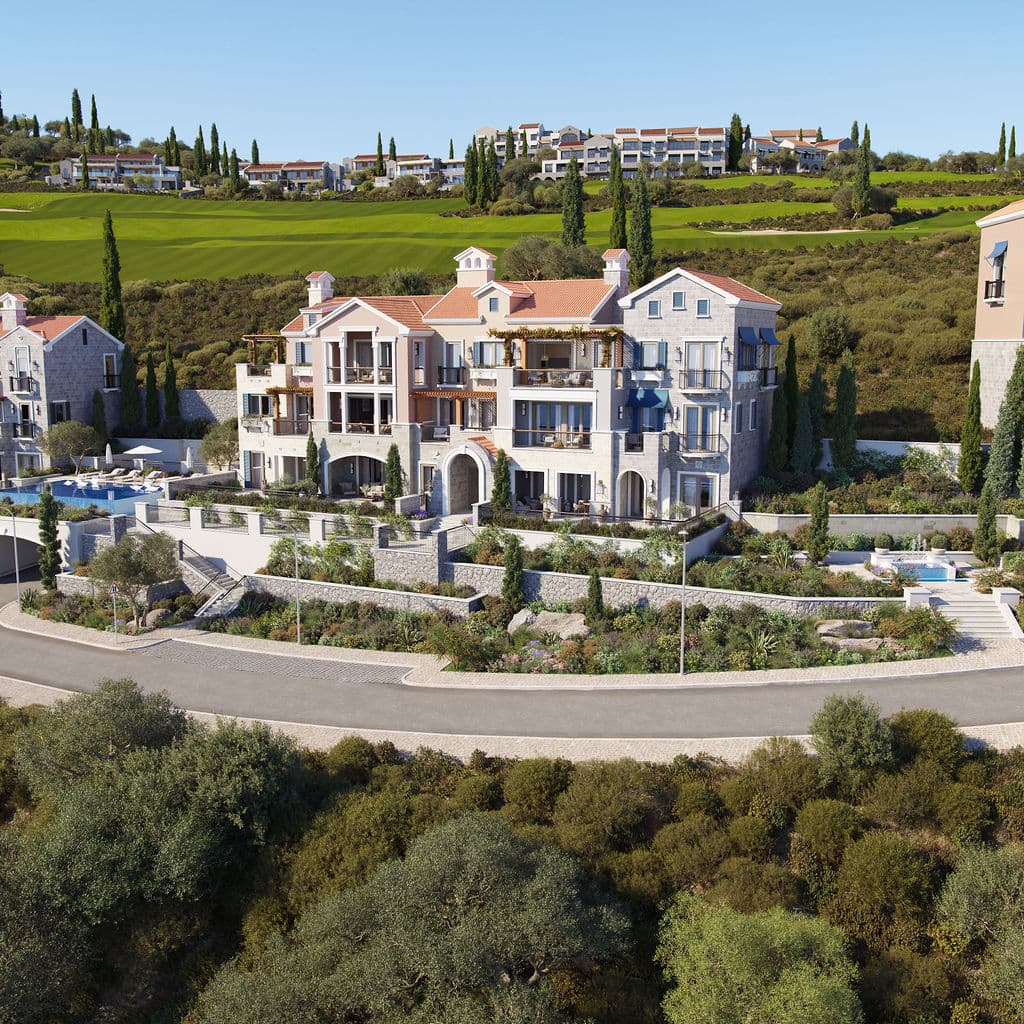 Horizon, the hillside neighbourhood at Luštica Bay in Montenegro, view 6.