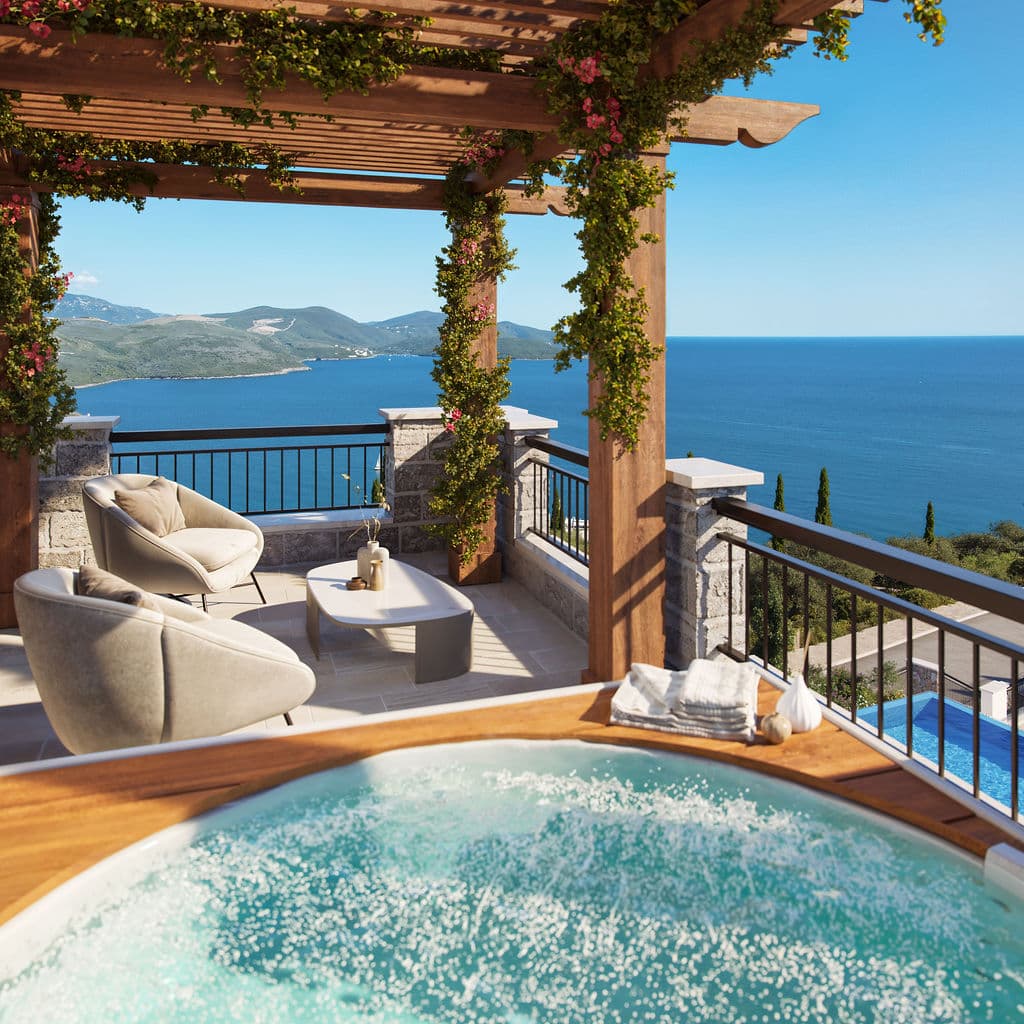 Horizon, the hillside neighbourhood at Luštica Bay in Montenegro, view 9.