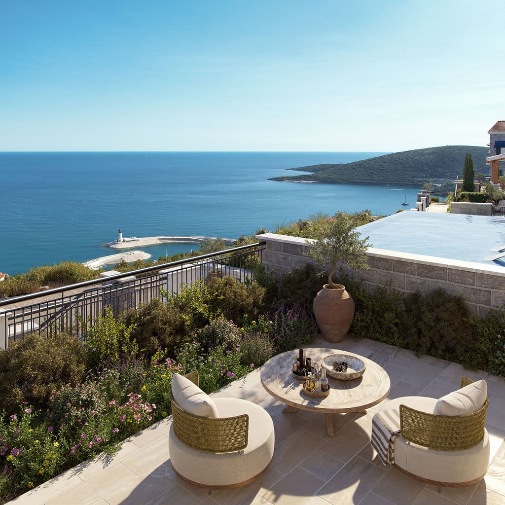 Horizon, the hillside neighbourhood at Luštica Bay in Montenegro, view 11.