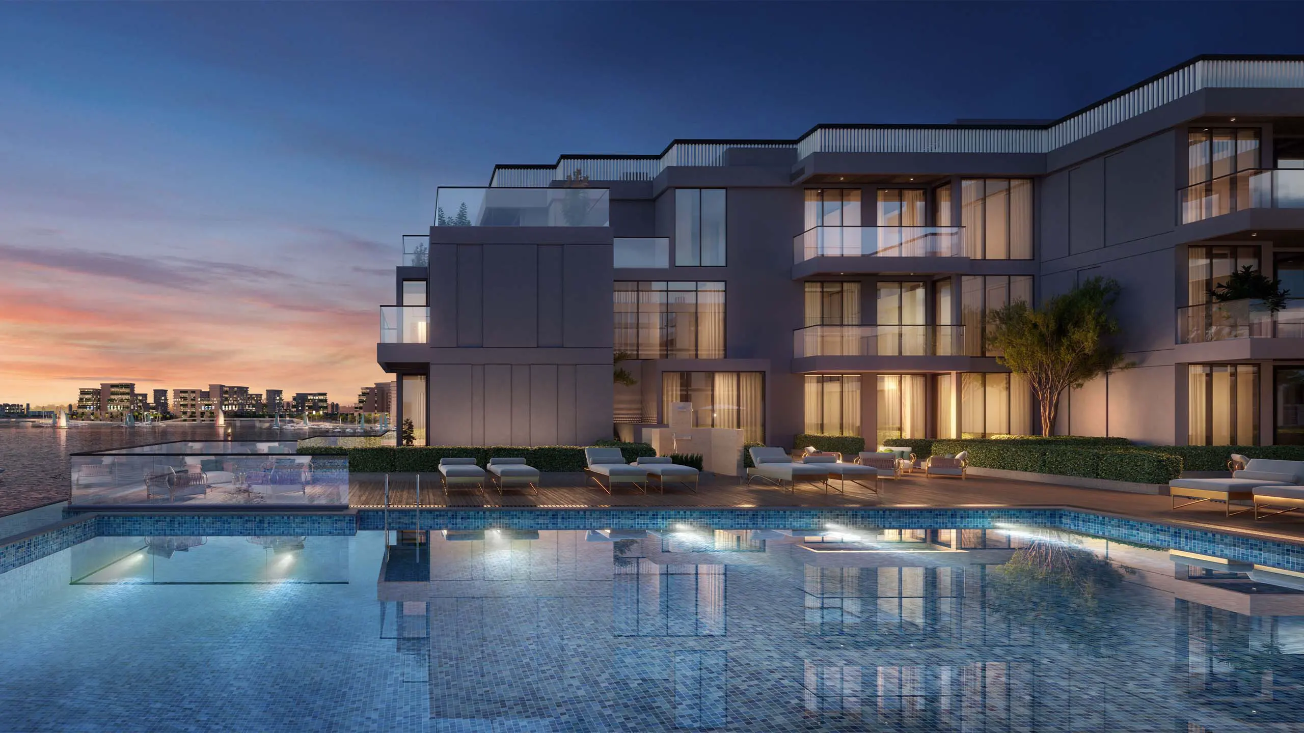 Les Vagues by Elie Saab, the Dar Global branded residences on Qetaifan Island North, Doha, view 14.