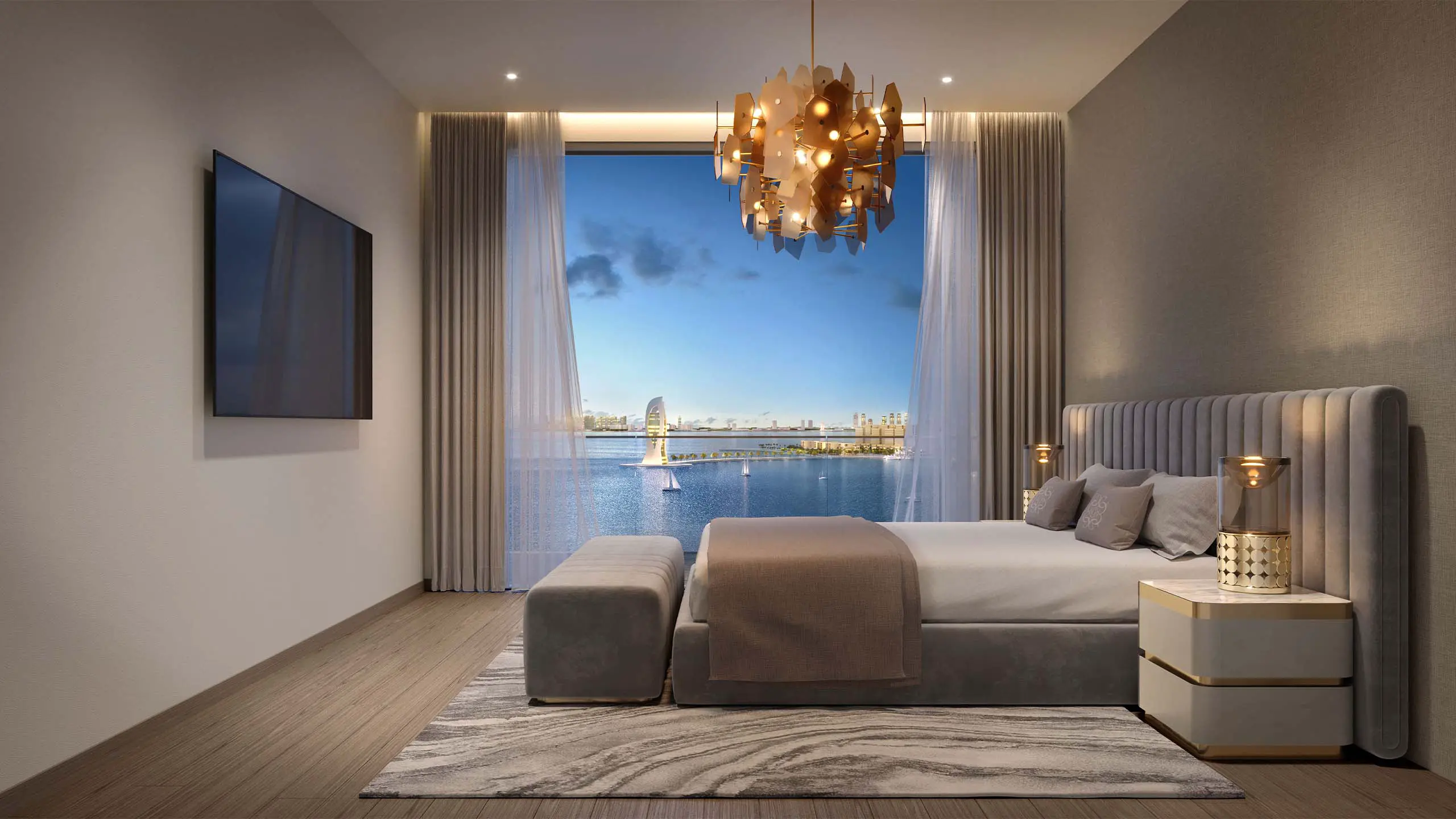 Les Vagues by Elie Saab, the Dar Global branded residences on Qetaifan Island North, Doha, view 17.