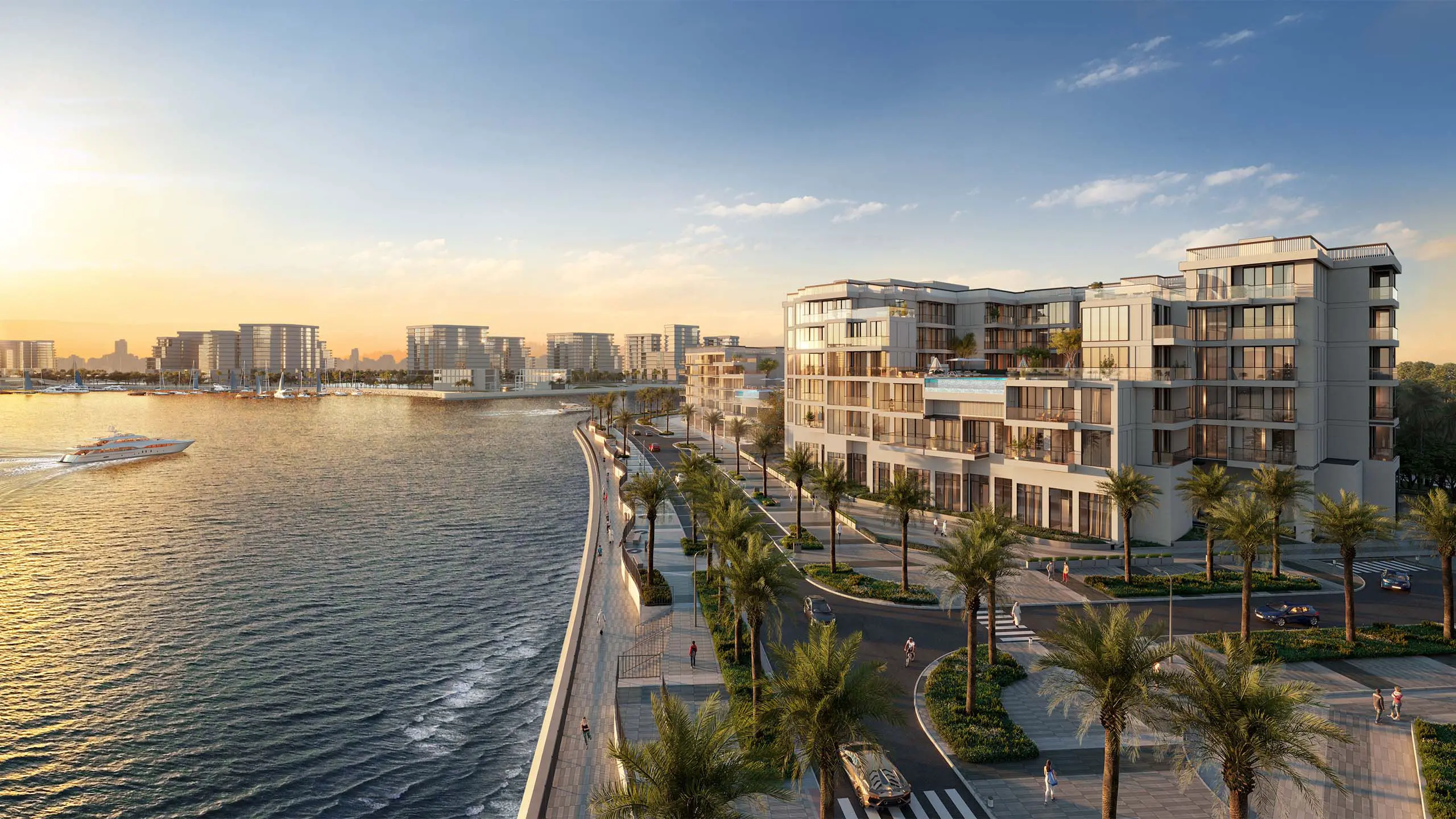 Les Vagues by Elie Saab, the Dar Global branded residences on Qetaifan Island North, Doha, view 18.