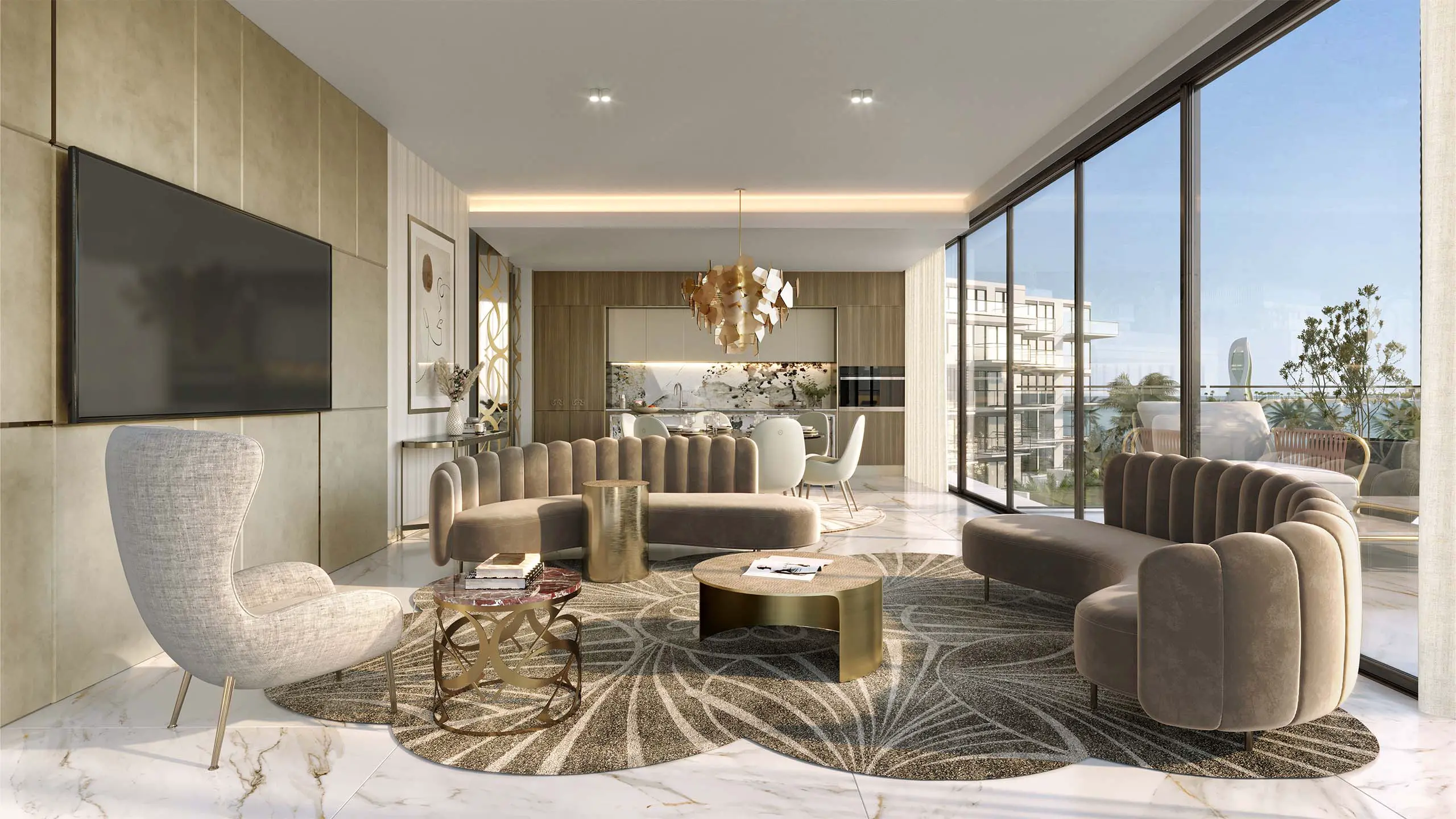 L'Horizon by Elie Saab, the Dar Global branded apartments on Qetaifan Island North, Doha, view 11.