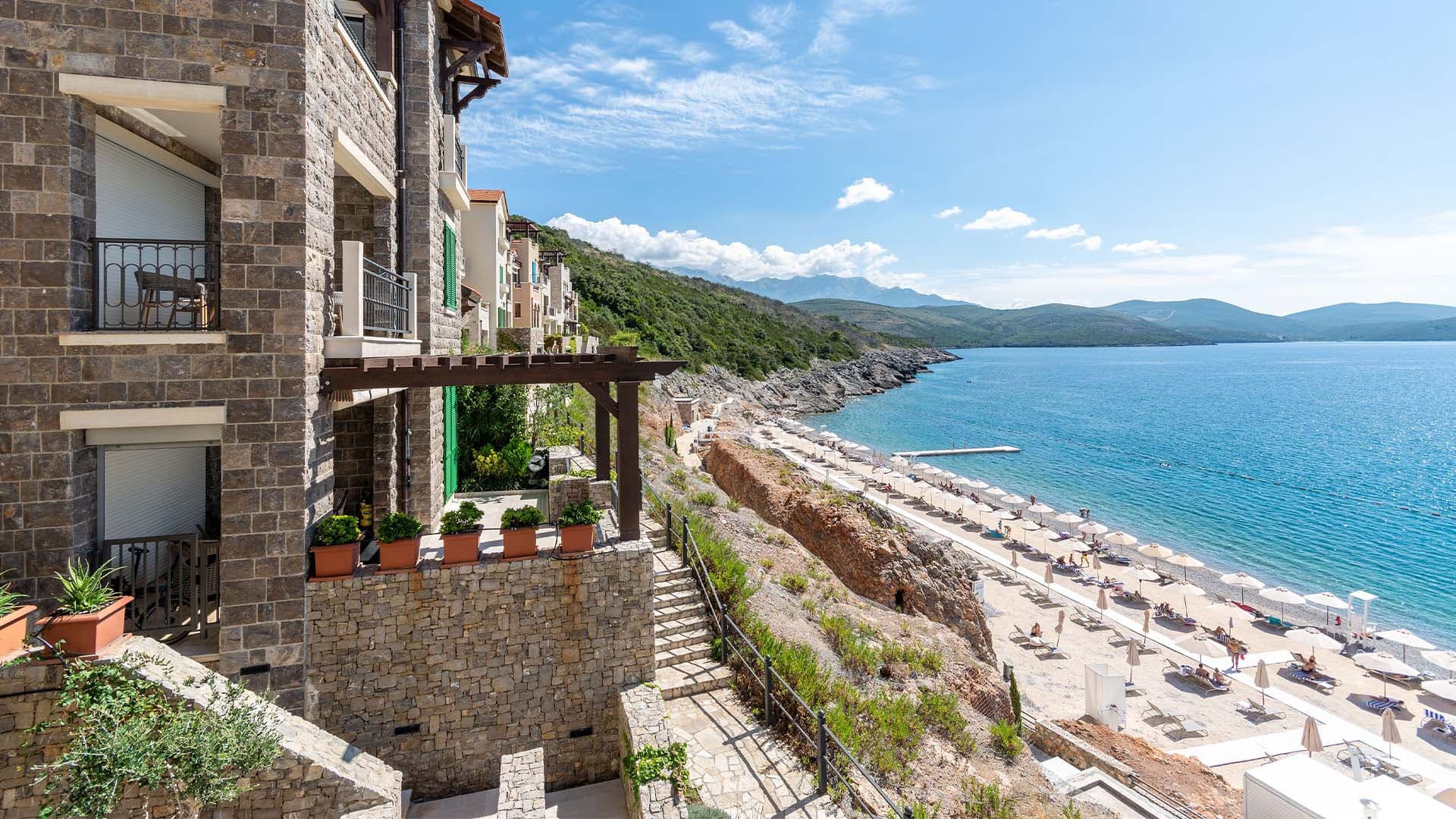 Luštica Bay, the Orascom resort town on the Luštica Peninsula in Montenegro, view 2.