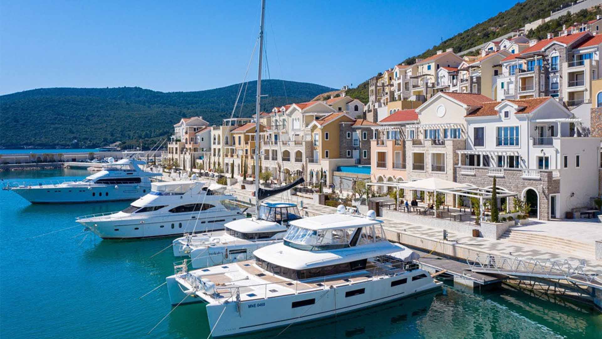 Luštica Bay, the Orascom resort town on the Luštica Peninsula in Montenegro, view 3.