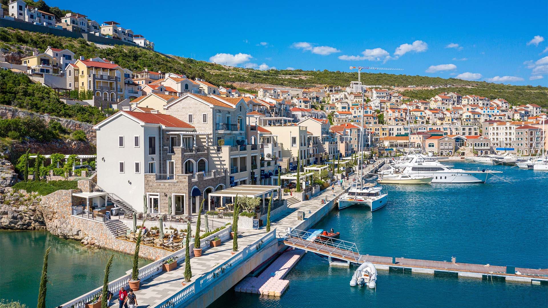 Luštica Bay, the Orascom resort town on the Luštica Peninsula in Montenegro, view 18.