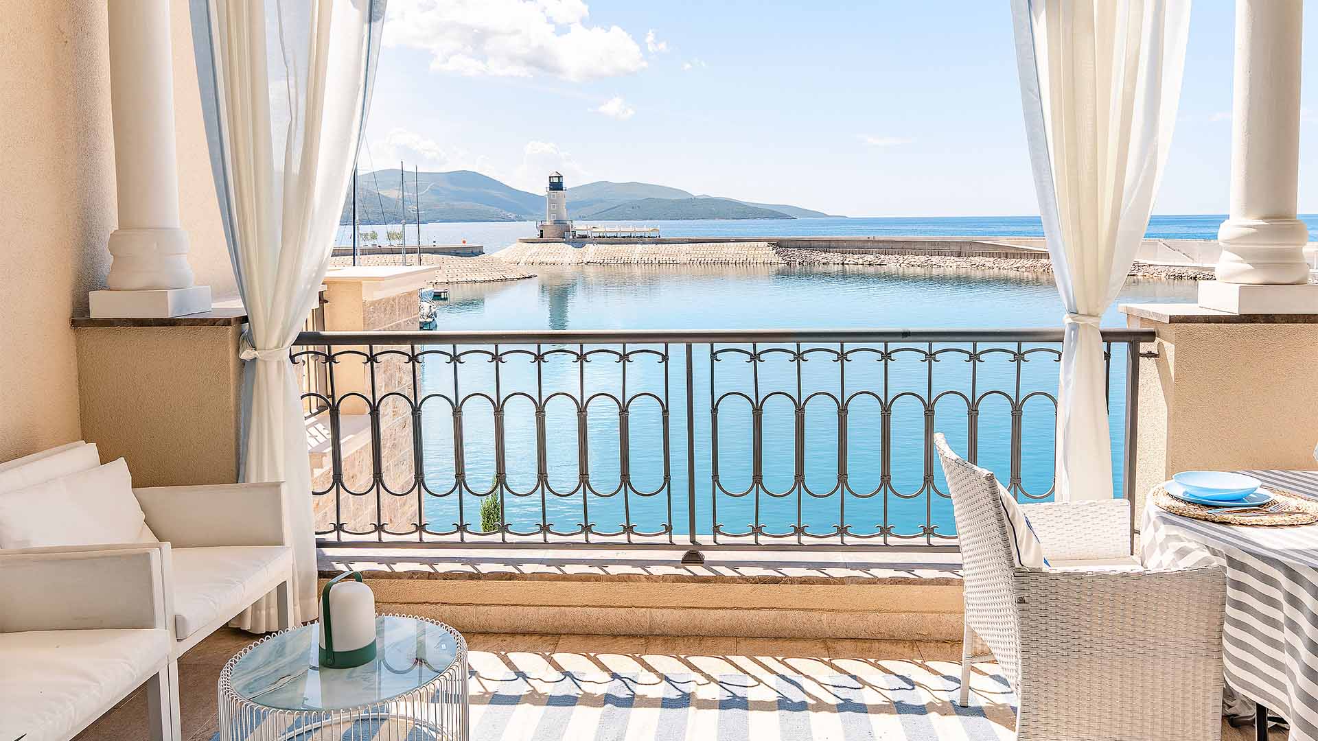 Marina Village, the waterfront neighbourhood at Luštica Bay in Montenegro, view 5.