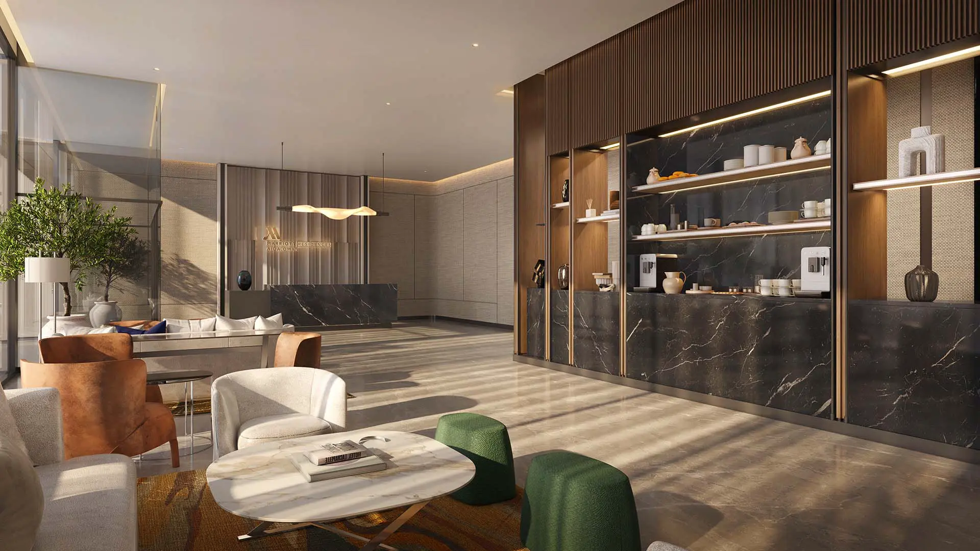 Marriott Residences, AIDA Oman, cliffside apartments at Yiti, Muscat, view 3.