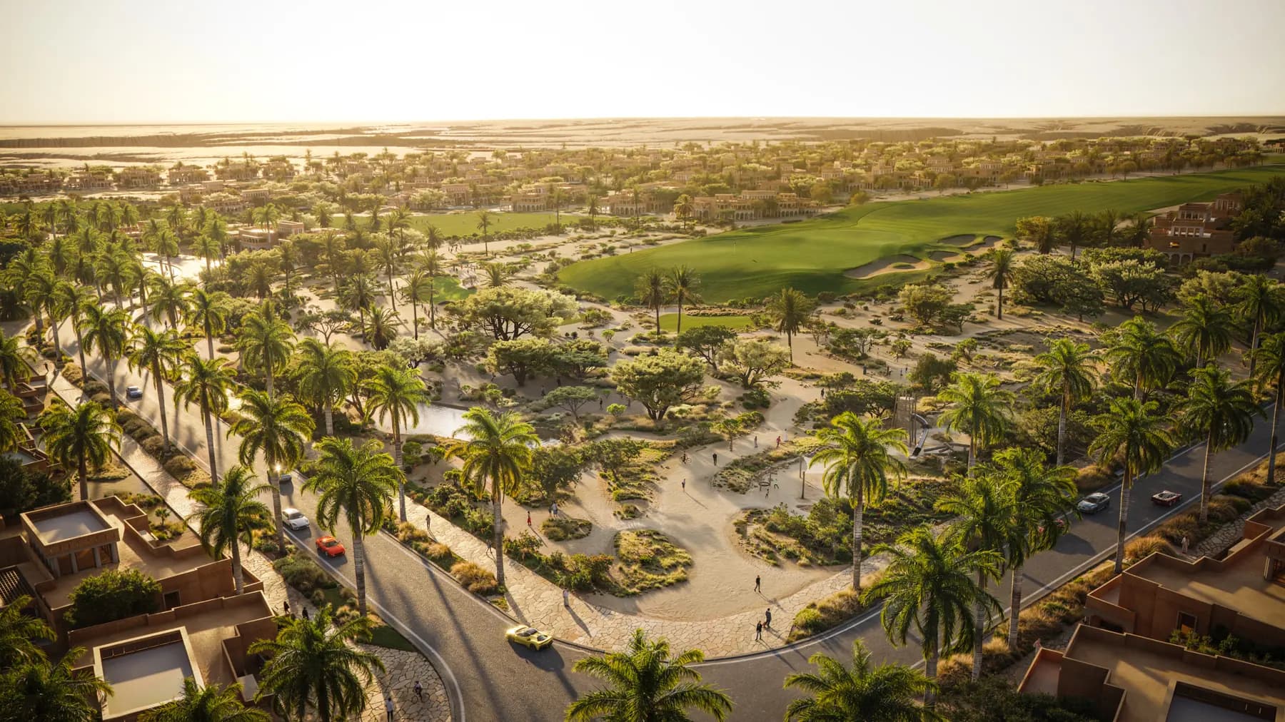 The Rayana enclave and its residential heart in the Wadi Safar valley, western Riyadh