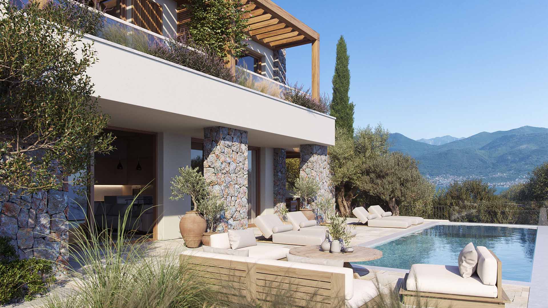 The Peaks, the golf neighbourhood at Luštica Bay in Montenegro, view 8.