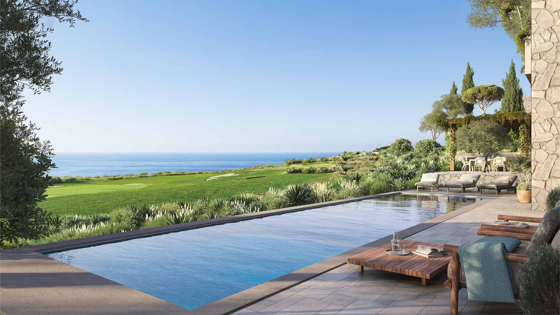The Peaks, the golf neighbourhood at Luštica Bay in Montenegro, view 10.