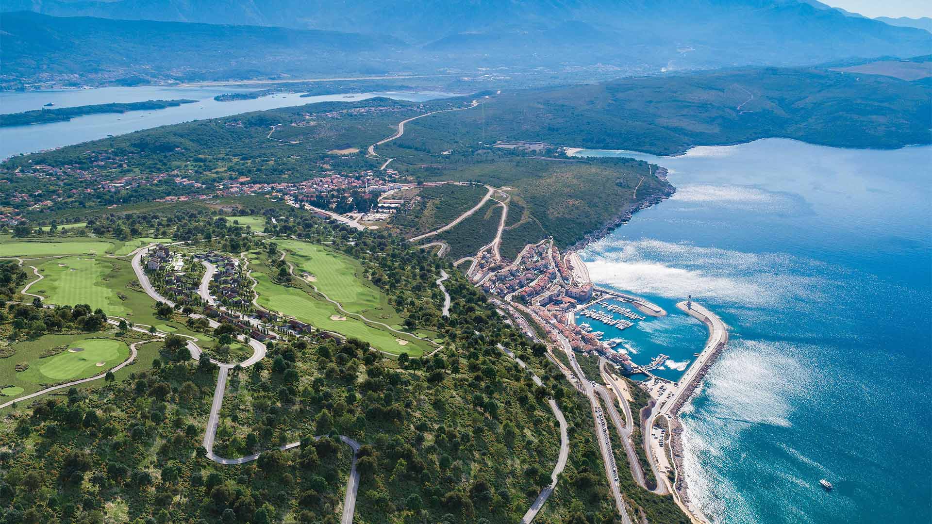 The Peaks, the golf neighbourhood at Luštica Bay in Montenegro, view 11.
