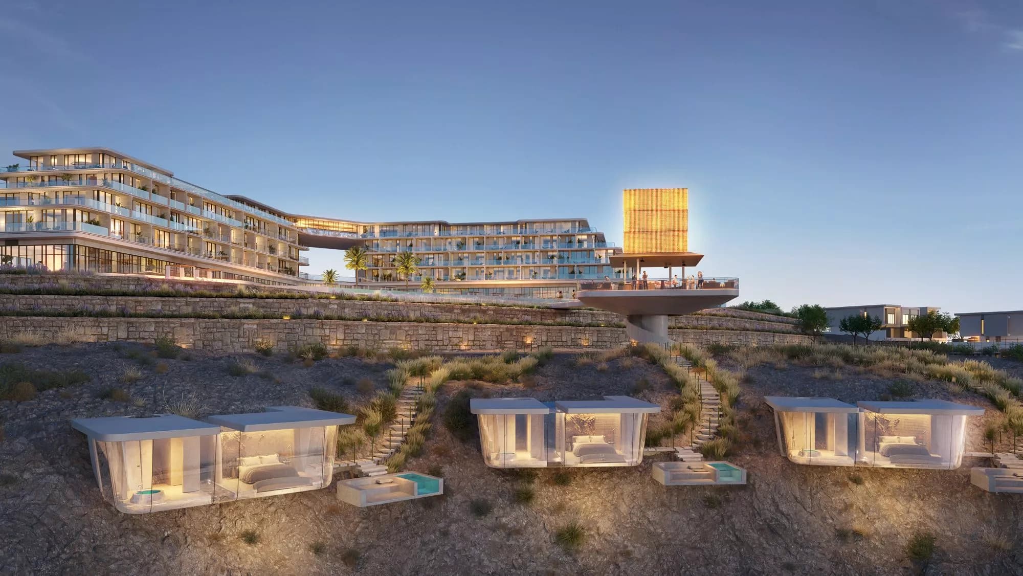 Trump International Hotel, Oman, the cliff-top resort at AIDA, Muscat, view 6.