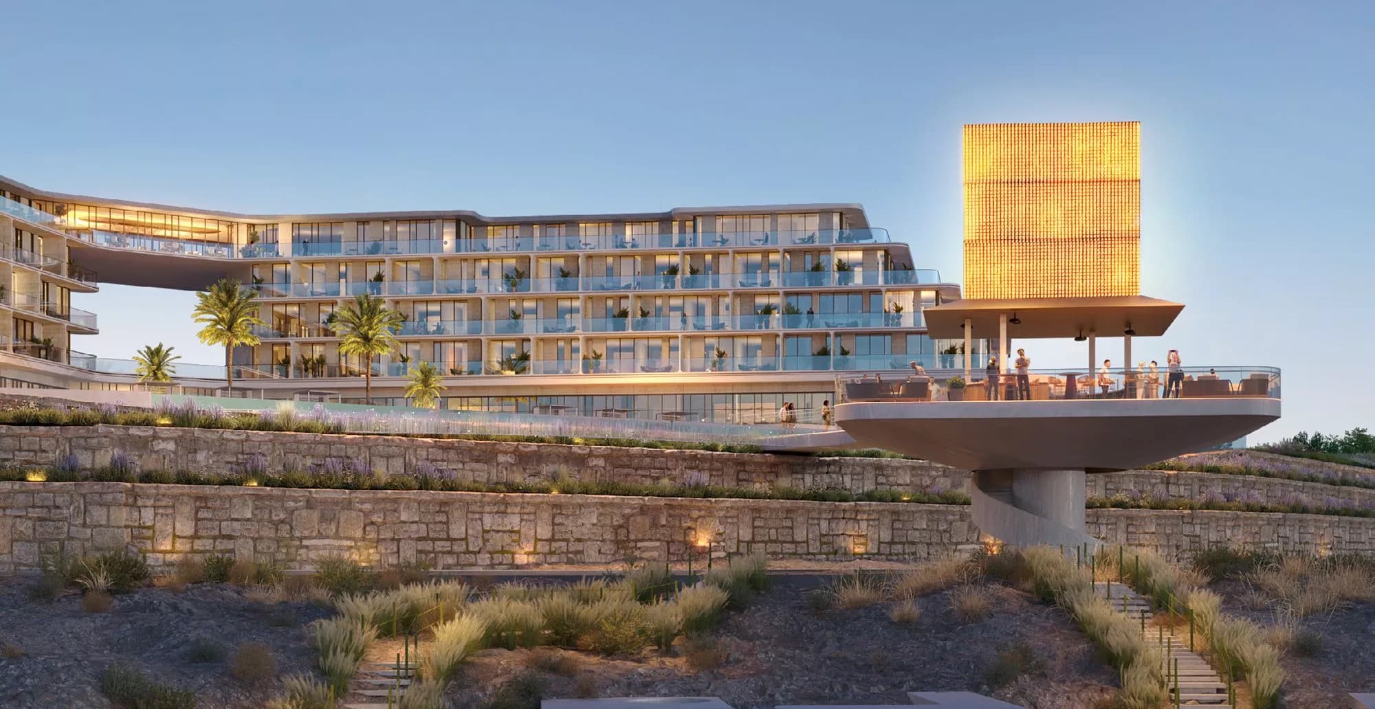 Trump International Hotel, Oman, the cliff-top resort at AIDA, Muscat, view 7.