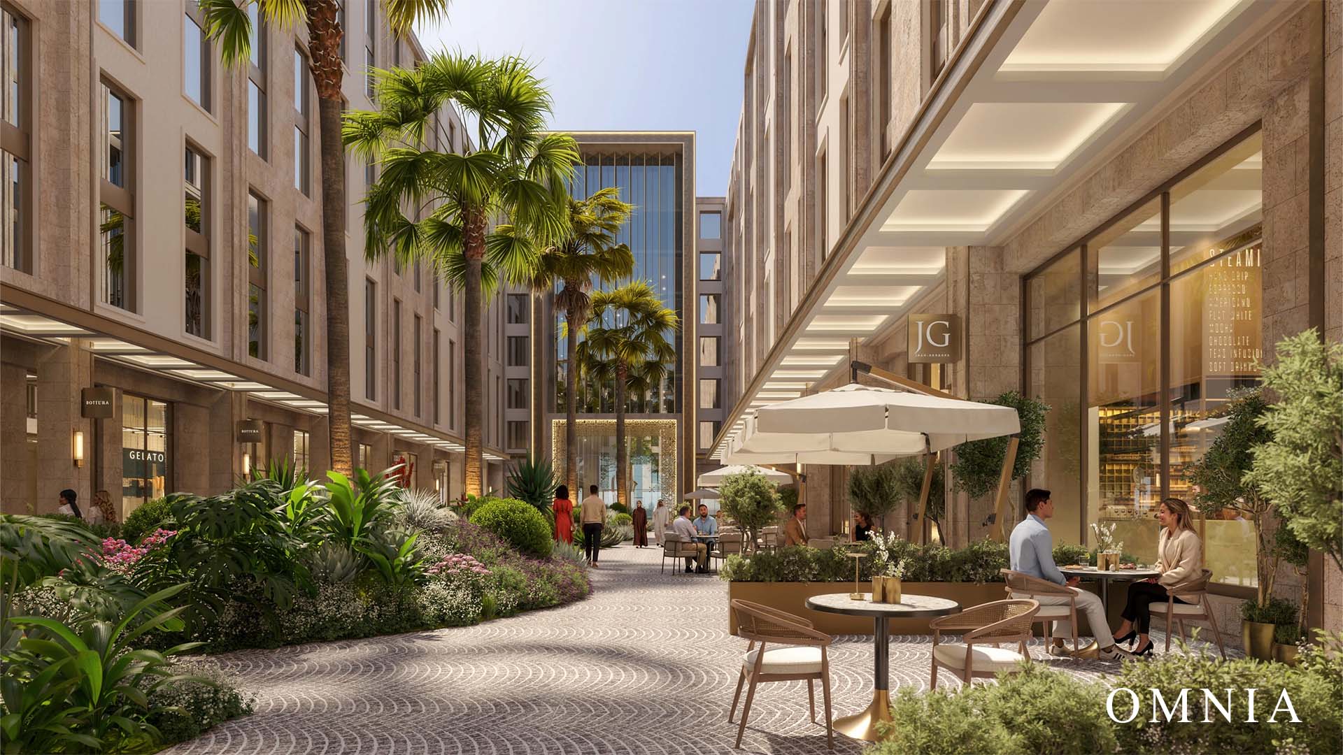 Trump Plaza, the landmark precinct inside Amaya in Jeddah, view 3.
