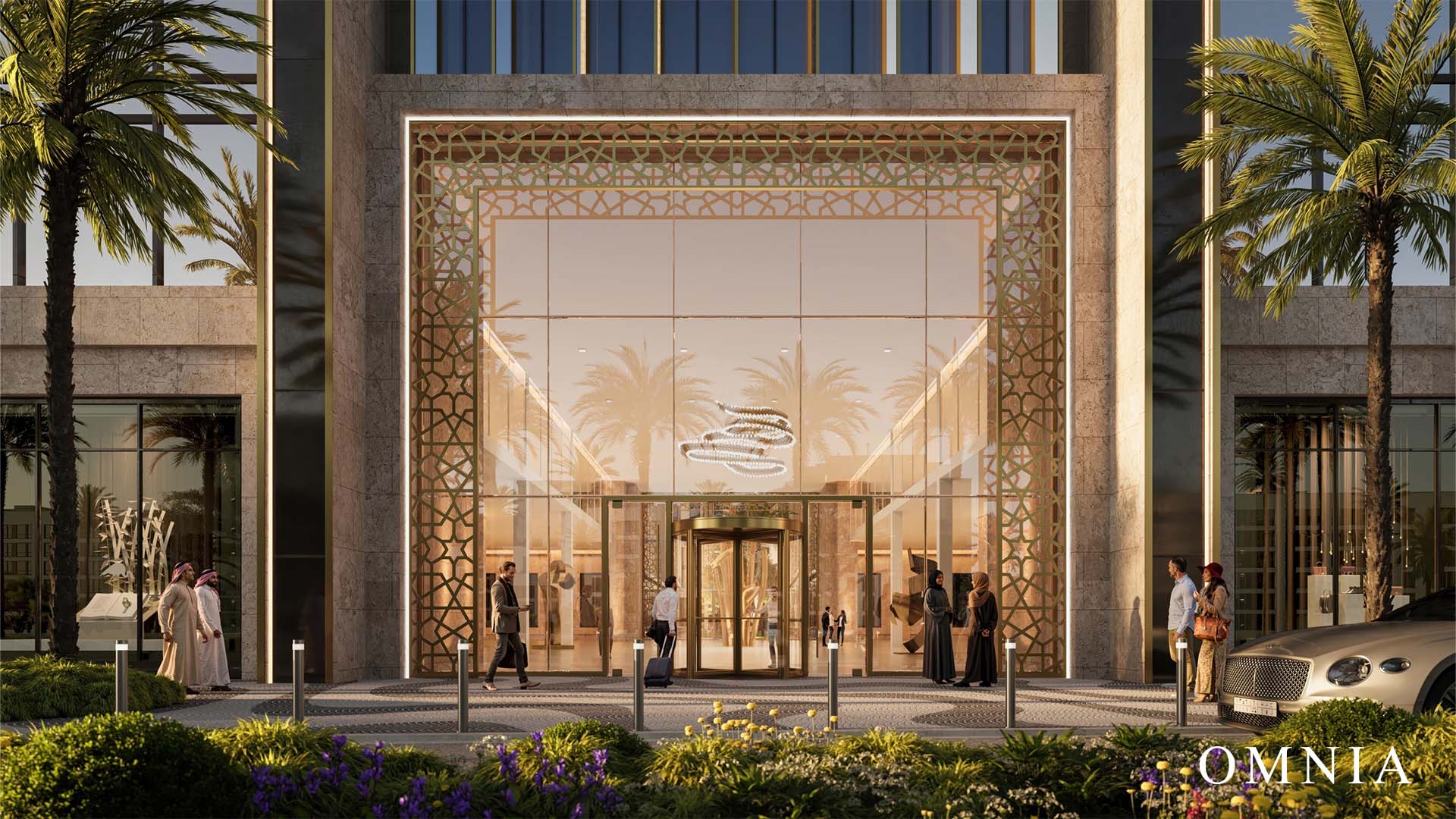 Trump Plaza, the landmark precinct inside Amaya in Jeddah, view 4.