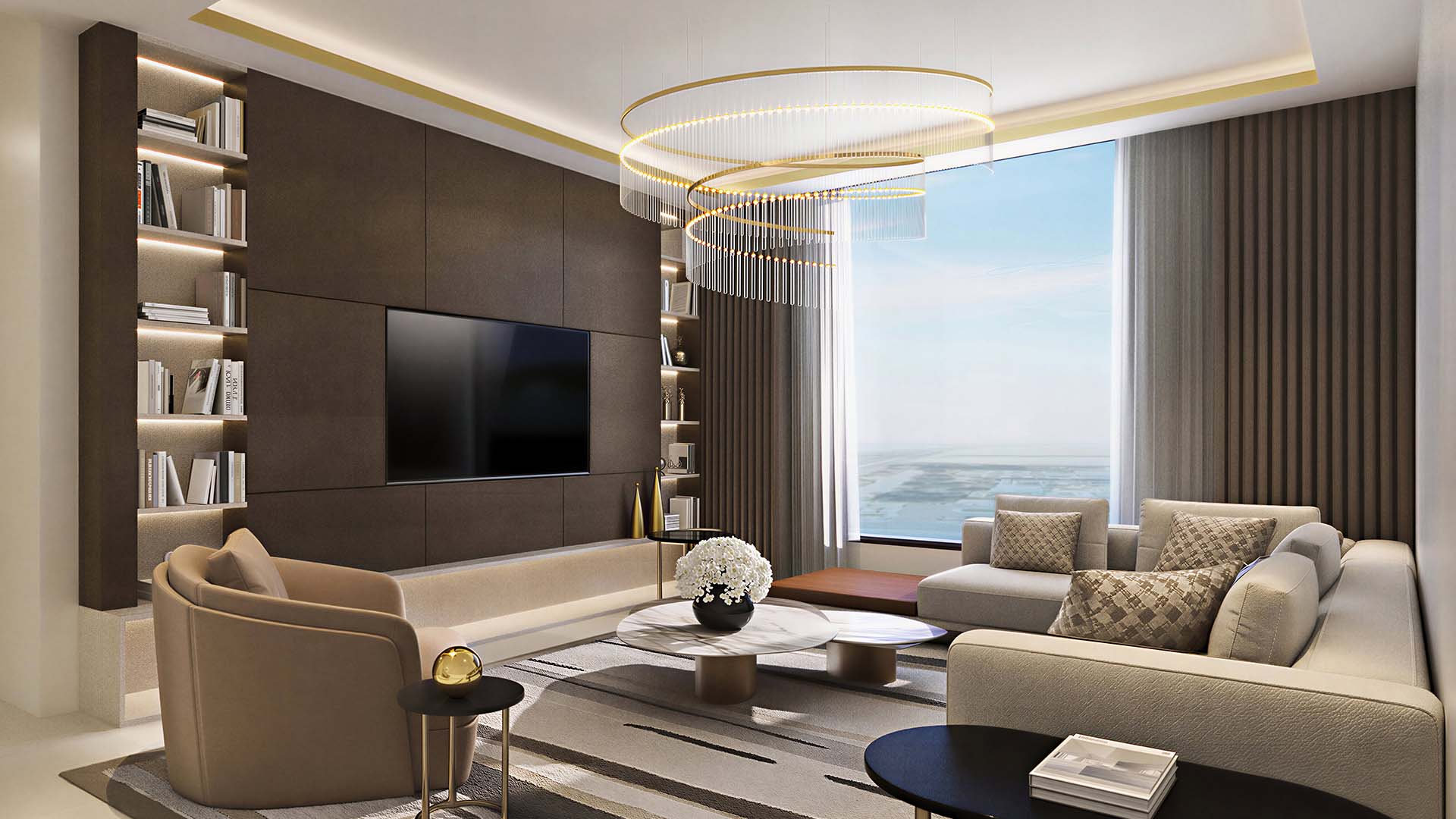 Trump Plaza, the landmark precinct inside Amaya in Jeddah, view 7.