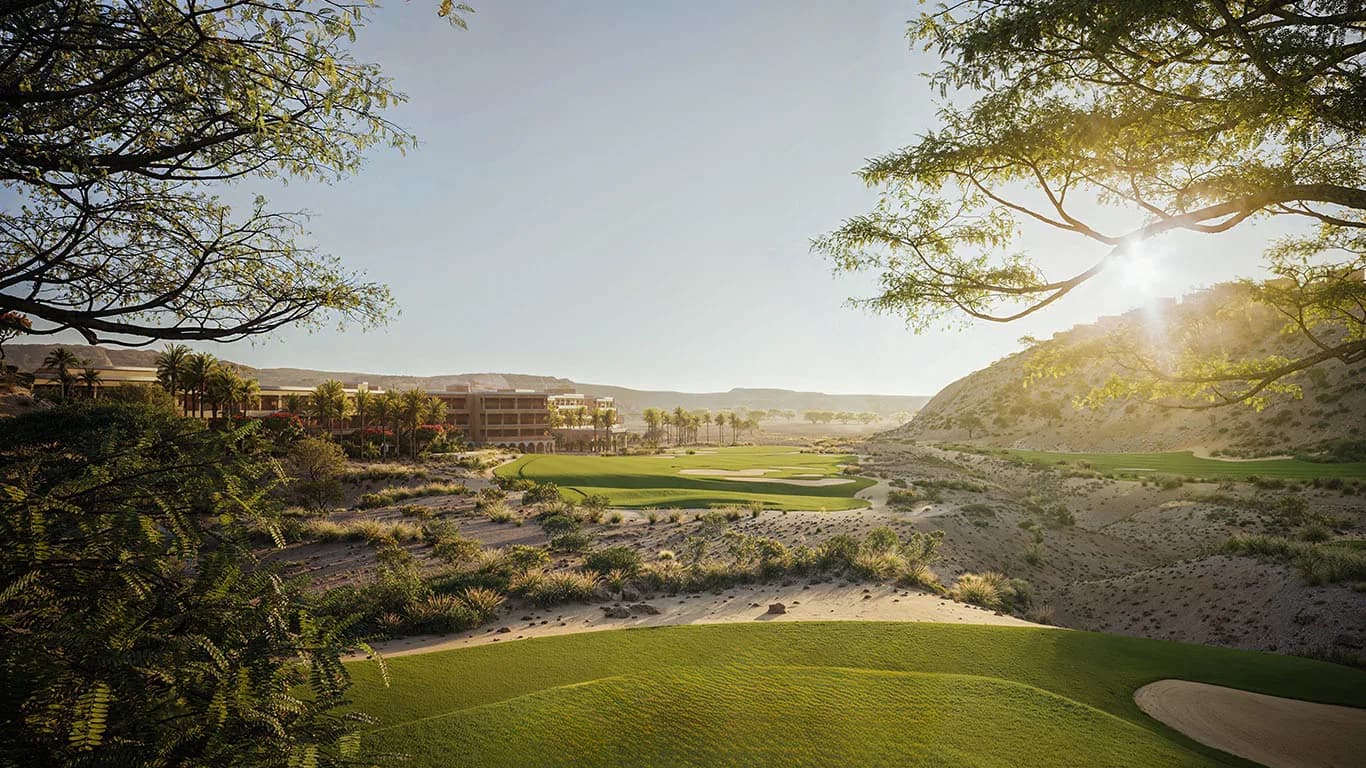 Green, park-anchored addresses along the King Salman Park corridor