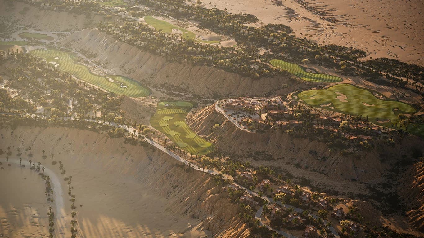 A green corridor in the new Riyadh, part of the capital’s expanding public realm