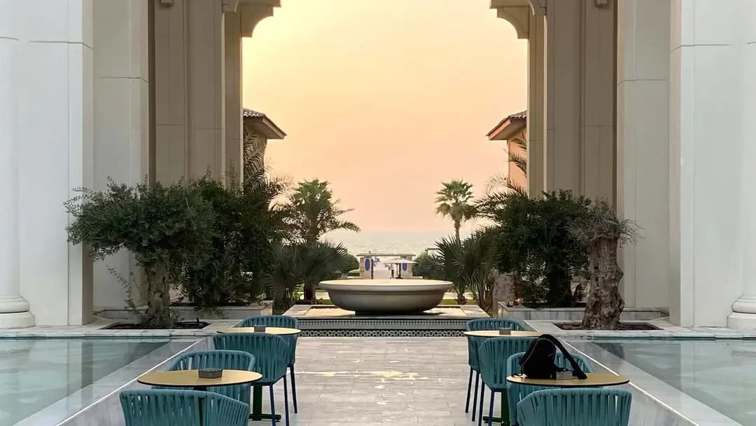 Mountains above the Omani coast