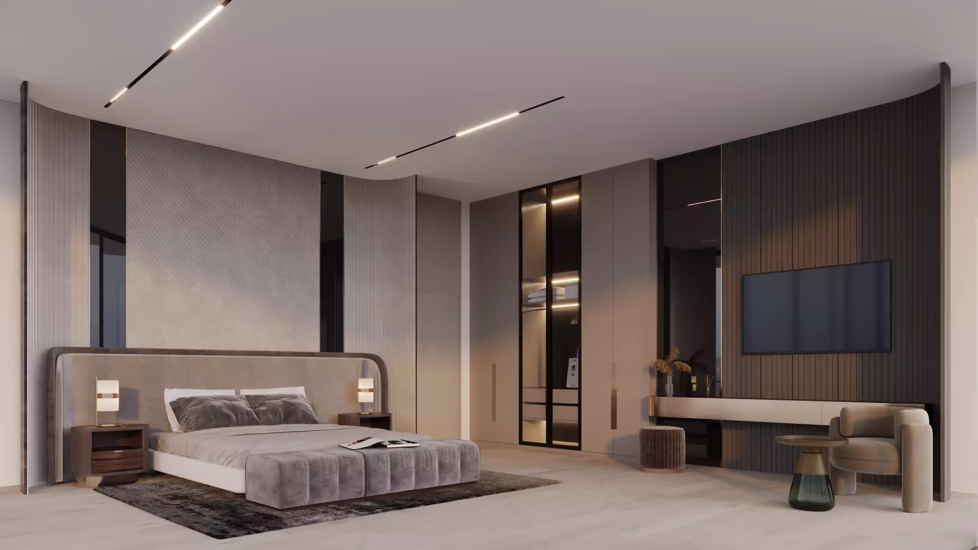 A principal bedroom
