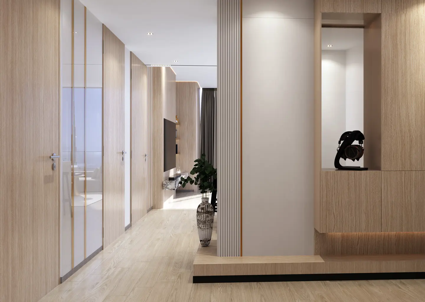 An entrance hallway