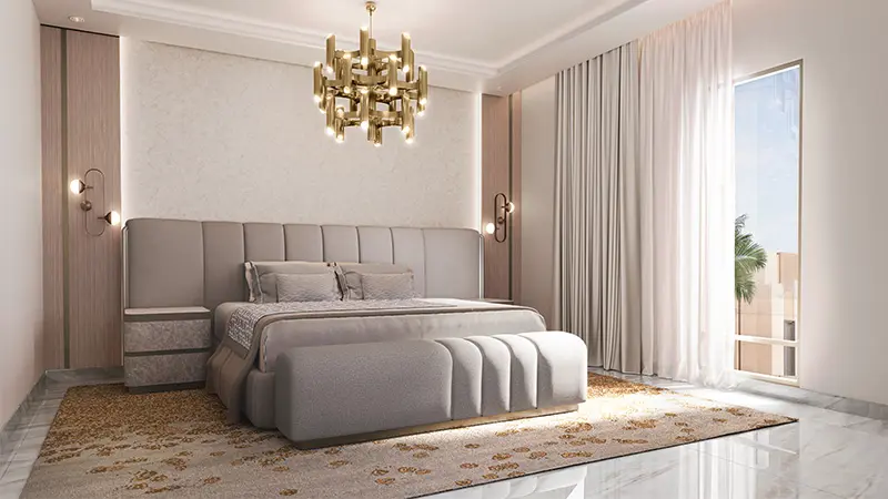 A principal bedroom