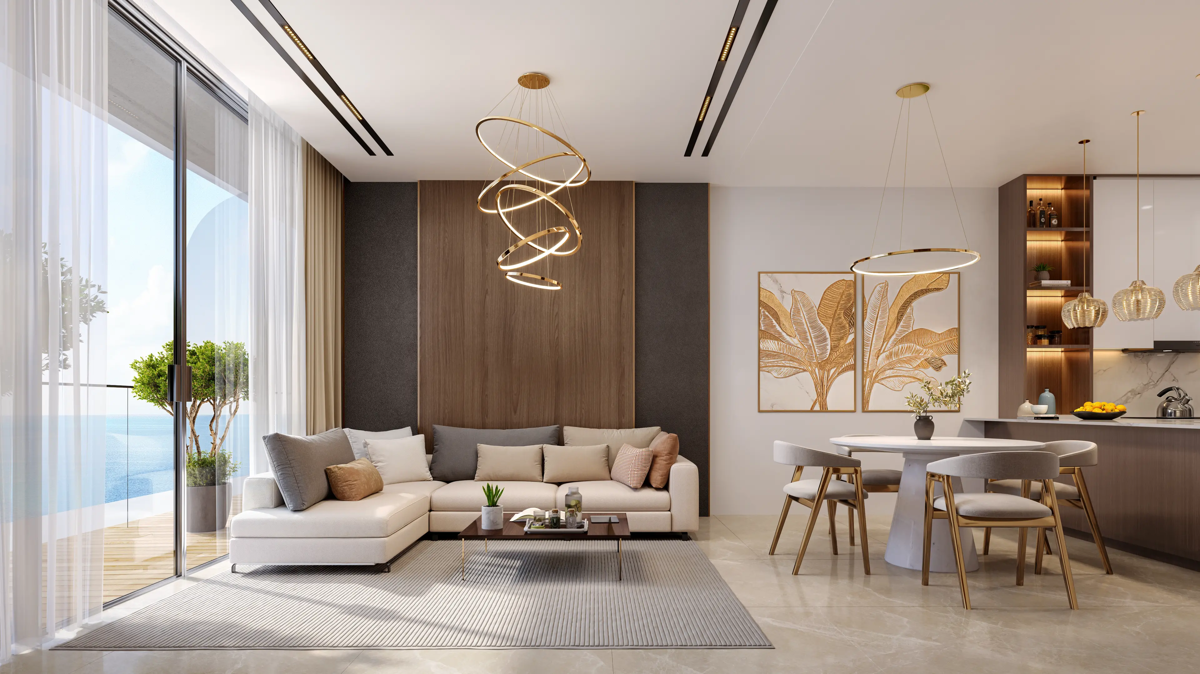 A living room to the sea