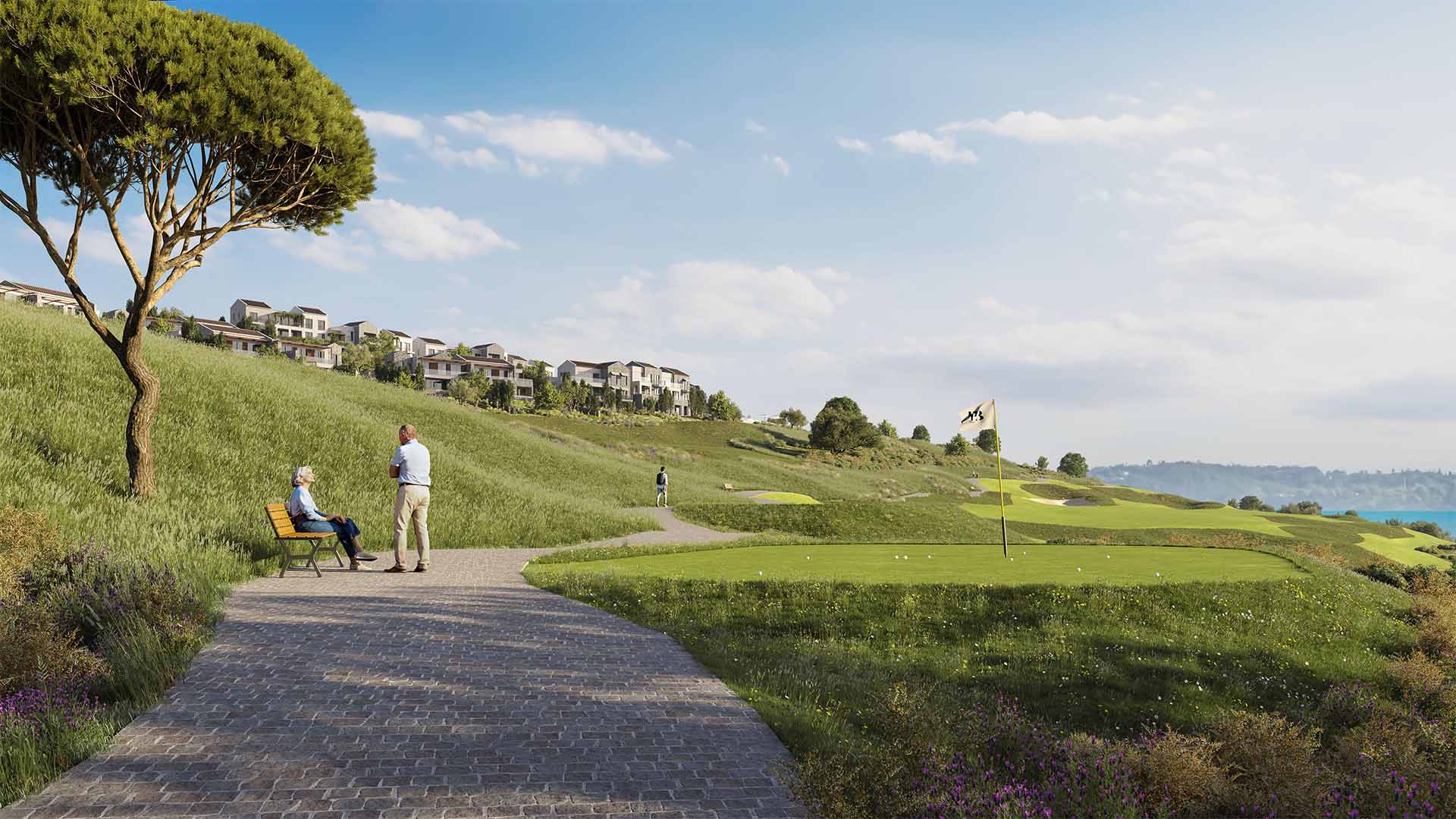 The Peaks, the golf neighbourhood at Luštica Bay in Montenegro, view 3.