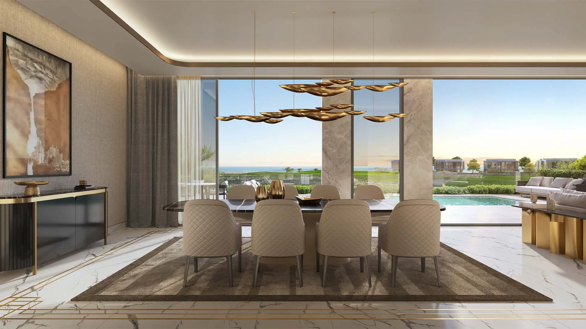 Trump Golf Villas, AIDA Oman, course-fronting villas at Yiti, Muscat, view 3.