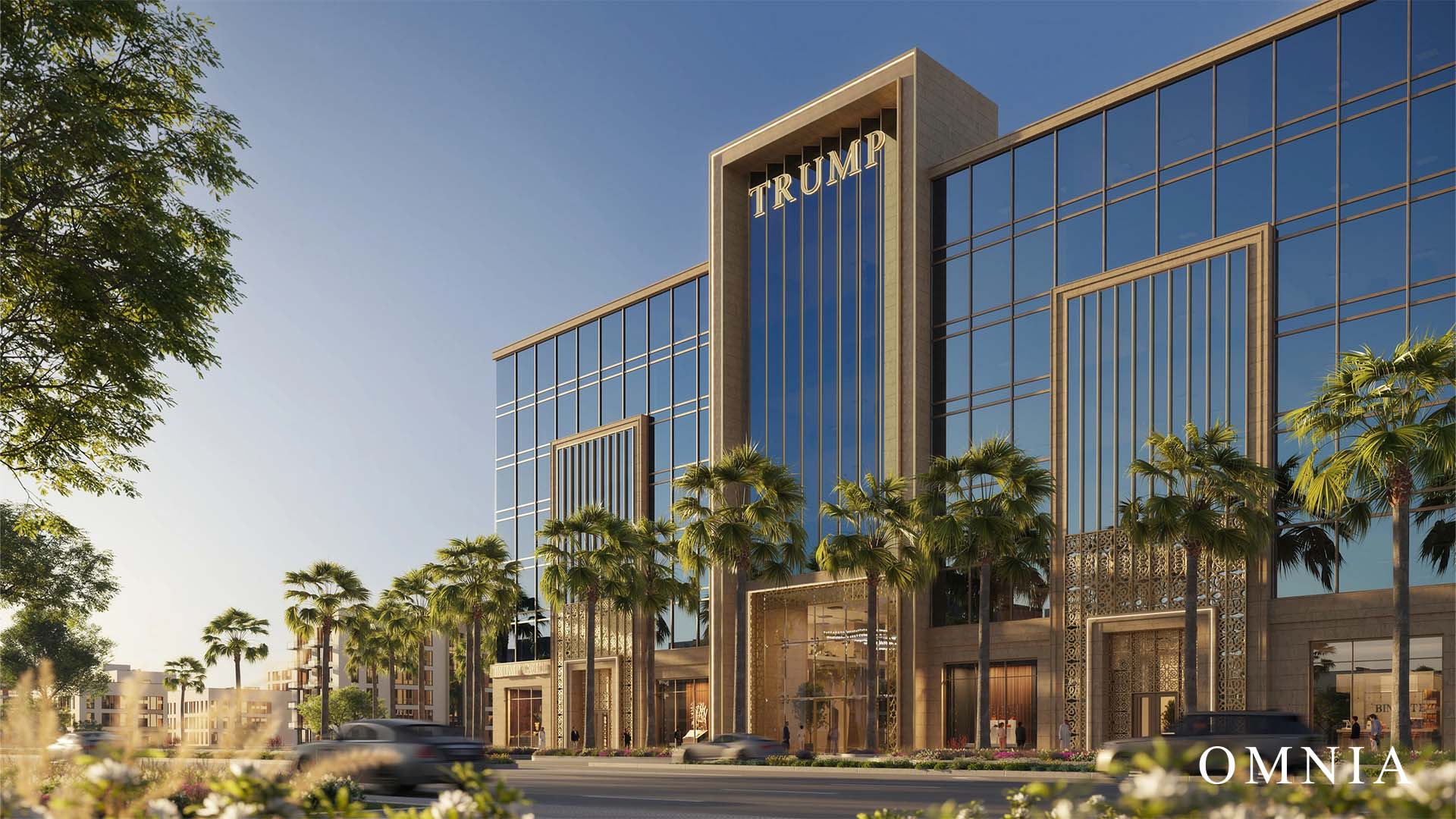 Trump Plaza, the landmark precinct inside Amaya in Jeddah.