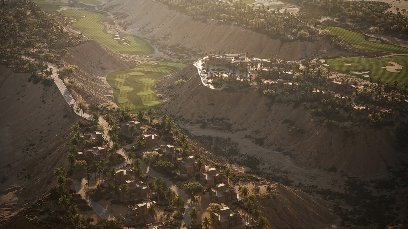 The Diplomatic Quarter in Riyadh, the city’s original gated district bordered by Wadi Hanifah